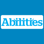 Abilities logo with blue serif lettering inside a white background.