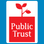 Public Trust logo with a red square containing a white plant stem and leaves above white text reading “Public Trust.”