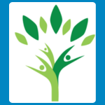 Totara Farm Trust logo with a stylised green tree formed from leaf shapes and three human figures on a white background.
