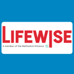 Lifewise logo with bold red text reading “LIFEWISE” and smaller grey text reading “A member of the Methodist Alliance” on a white background.