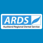 ARDS logo with large blue letters reading “ARDS” above smaller black text reading “Auckland Regional Dental Service” on a white background.