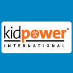 Kidpower International logo with black lowercase text reading “kidpower” with a white flower inside the letter “o,” and smaller black text reading “INTERNATIONAL” underneath on a white background.