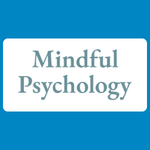 Mindful Psychology logo, featuring the words “Mindful Psychology” in muted blue-grey serif lettering on a white background.