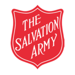 The Salvation Army logo as a red shield with white text reading “THE SALVATION ARMY” on a white background.