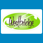 Westbridge logo with green cursive text reading “Westbridge” inside a bright green oval shape on a white background.